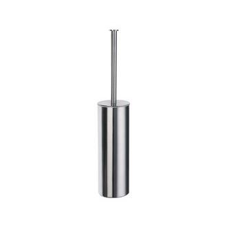 Smedbo FS605 17 3/8 in. Free Standing Toilet Brush and Holder in Brushed Stainless Steel from the Outline Lite Collection